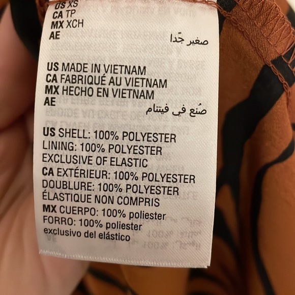 NWT Bar III - Animal Tiger Print Long Sleeve Midi Dress - Size XS - Picture 7 of 13